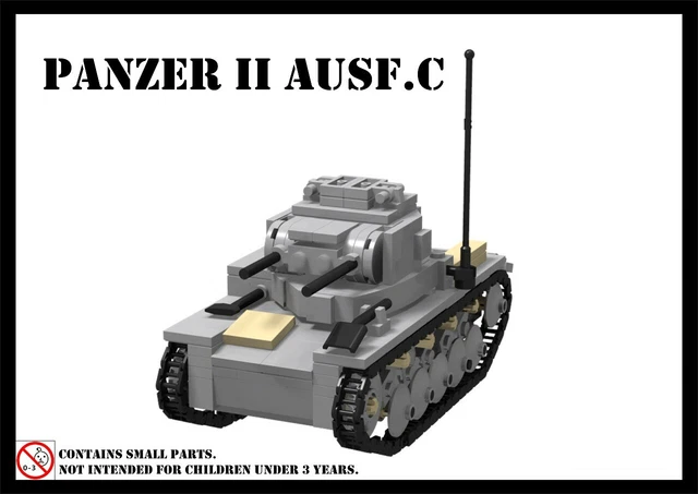 MNGWWT-019) Meng Model - German Light Tank Panzer II (Cartoon