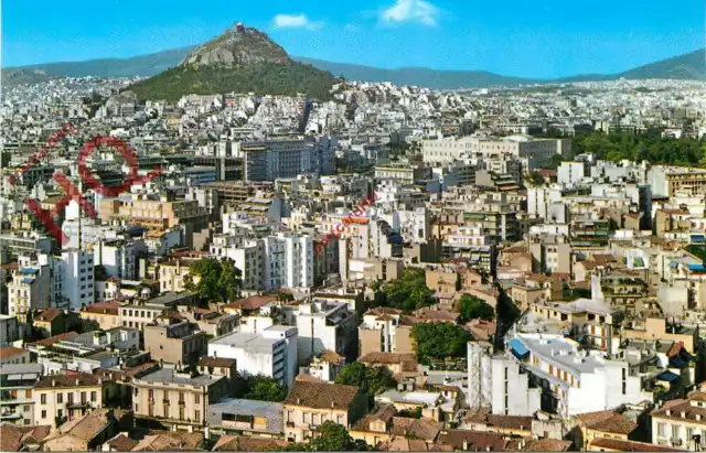 Picture Postcard; Athens, Partial View