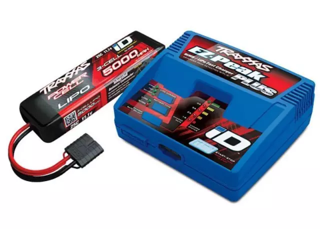 TRAXXAS EZ-Peak Plus Schnell-Lader 4A & LiPo 5000mAh 3S 25C Set / TRX2970G-3S