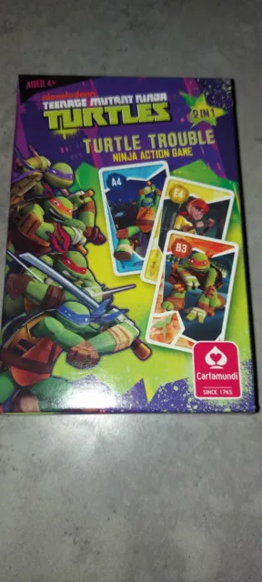 Cartamundi Nickelodeon Teenage Mutant Ninja Turtles Trouble action Playing Cards