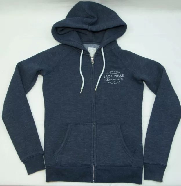 - Mujer Niña Jack Wills Hoody Zip Talla Uk 6 ( S) Gc #../ - 3