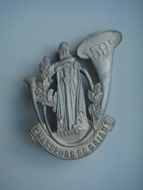 insigne 21° BCP BATAILLON CHASSEURS A PIED ORIGINAL Drago AFN GUERRE ALGERIE