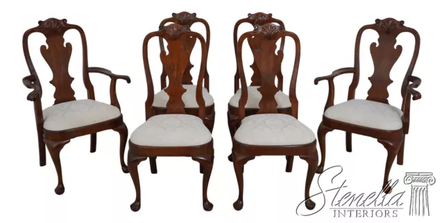 L61818EC: Set of 6 STICKLEY Cherry Philadelphia Dining Room Chairs