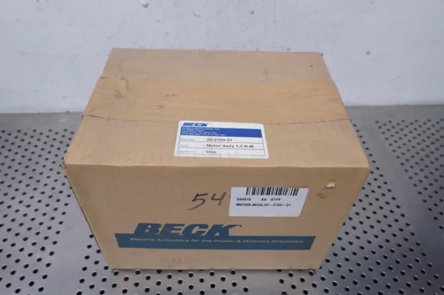 Beck - 20-2704-21 - Actuator Motor Assembly 1.5 N.M
