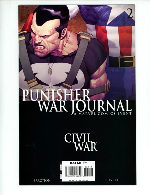 Punisher War Journal #2 2006 VF Matt Fraction Ariel Olivetti Marvel Comic