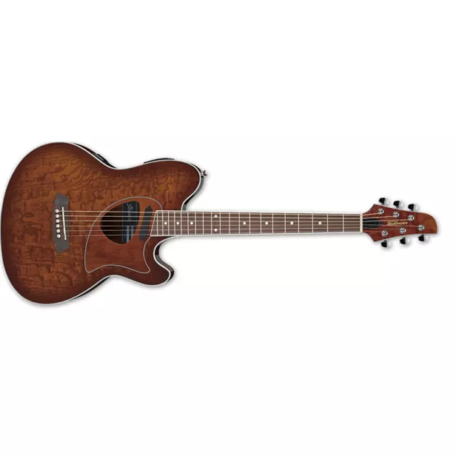 Ibanez Talman TCM50-VBS Vintage Brown Sunburst - Guitare électro acoustique