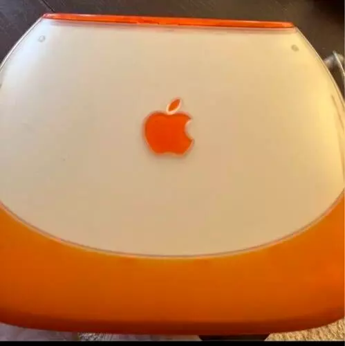 Apple Tangerine Orange Clamshell iBook G3 300MHz from JAPAN　JUNK