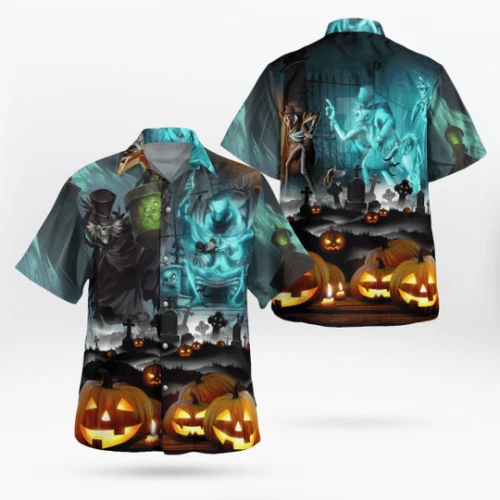 Haunted Mansion Halloween 3D HAWAII SHIRT HALLOWEEN GIFTT BEST PRICE US SIZE