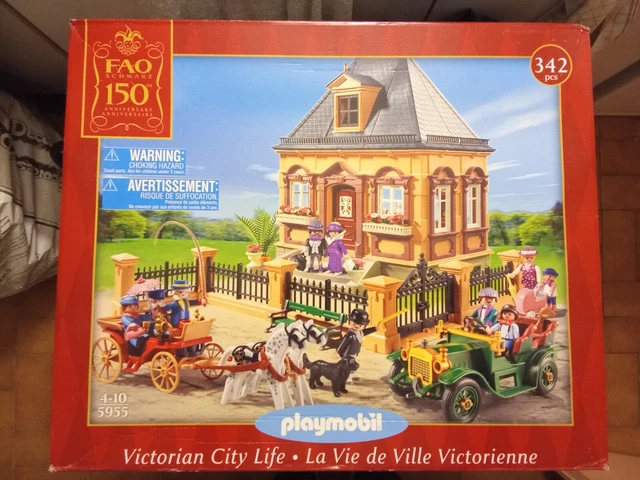 PLAYMOBIL 5955 VICTORIAN CITY LIFE RARE VERSION US jAMAIS