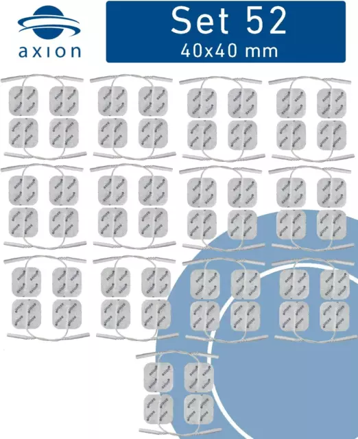 Set De 52 Électrodes 4X4 Cm  | Patchs Adhésifs Réutilisables | Electrostimulateu 2