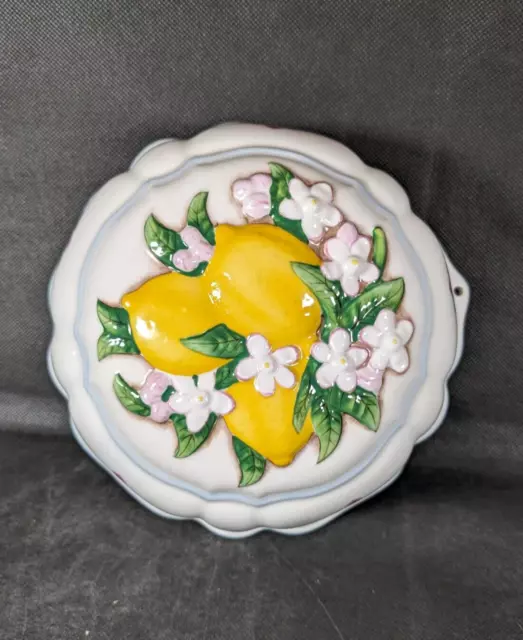 The Franklin Mint, "Le Cordon Bleu" Jelly Mould, Lemons, 1986