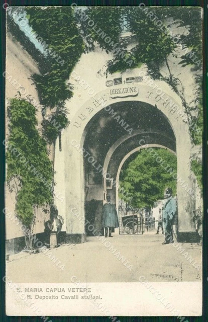 Caserta Santa Maria Capua Vetere PIEGHINE cartolina QZ3405