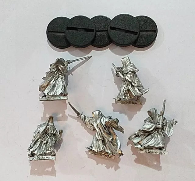 Lotr Metal Nazgul Ringwraiths (5 Figs) (Str) Lot 2