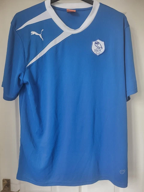 Herren Fußball Top - Sheffield Wednesday - 2013-2014 Training T-Shirt - blau - XL