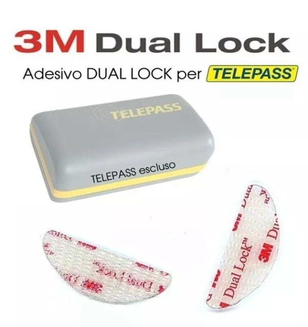 KIT SUPPORTO RIMOVIBILE 3M Dual Locks -Adesivi Telepass Cellulare Tablet  Gps EUR 3,94 - PicClick IT