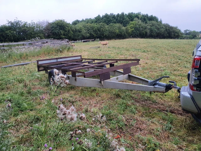 CARAVAN CHASSIS ALUMINIUM Trailer Project Knott Hitch & Axle £60.00 ...