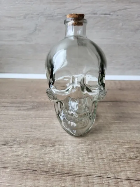 Crystal Skull Vodka,brandy,cognac Bottle (EMPTY) 750 ML With Top