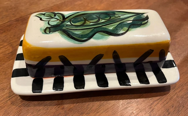 Vicki Carroll Bon Appetite Butter Dish In Excellent Condition