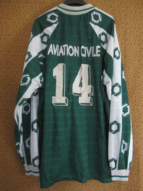Maillot Vintage Aviation Civile – Olympique #14 – Années 90 – Taille XL Manches Longues