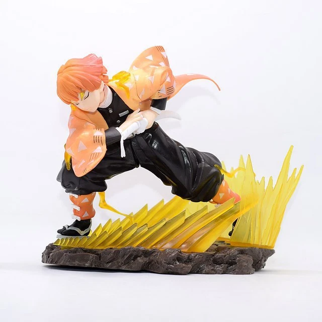 Anime Demon Slayer Action Figure Kimetsu No Yaiba  Agatsuma Zenitsu Toy