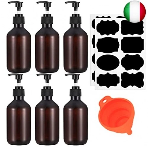 Set 3 Bottiglie Con Dosatore A Pompa - Ricaricabile Per Shampoo, Balsamo E Doccia - Foto 4