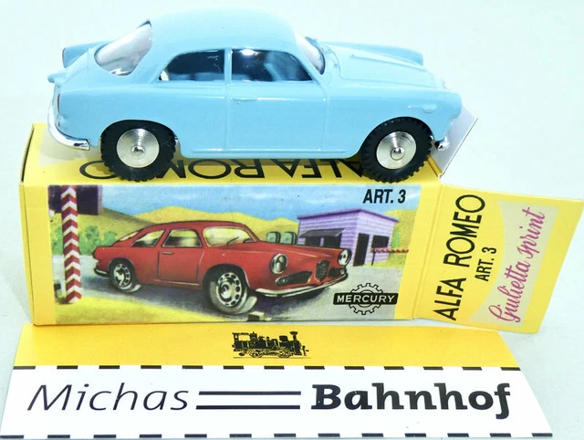 OPO 10 Mercury Collection Cars - Set Of 4 Fiat, Alfa Romeo & Lancia Models In 1/48 Scale