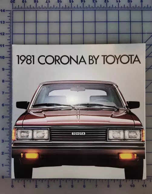 1981 Toyota Corona Brochure Original