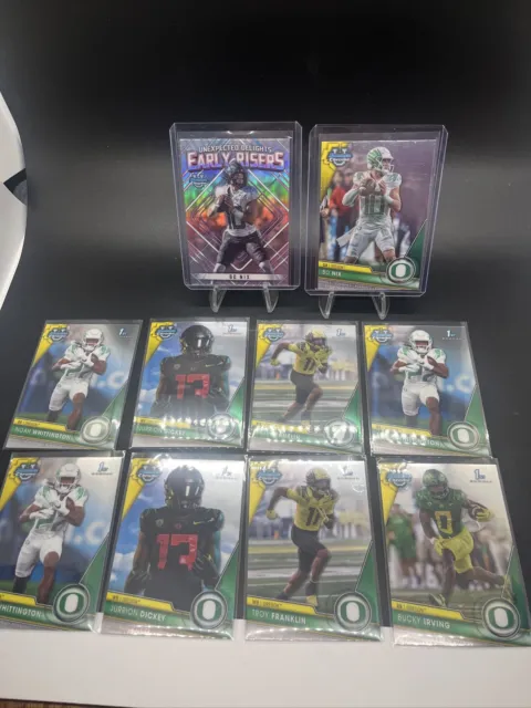 BO NIX 2023 Bowman Chrome University EARLY RISERS ROOKIE - Oregon Ducks Lot 10