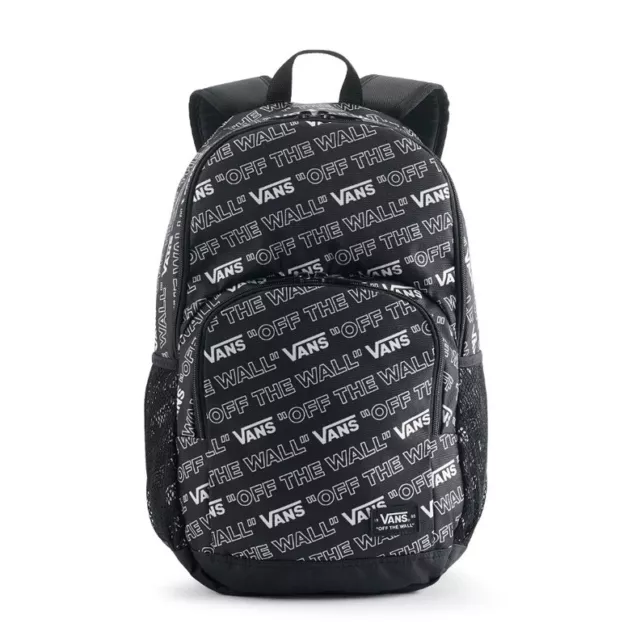 Mochila Vans Realm Plus Negra Nueva Con Etiquetas