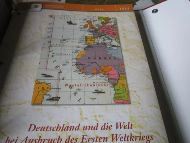 Dtsch.Geschichte in Historischen Karten 1914 Wletkriegskarte 1914