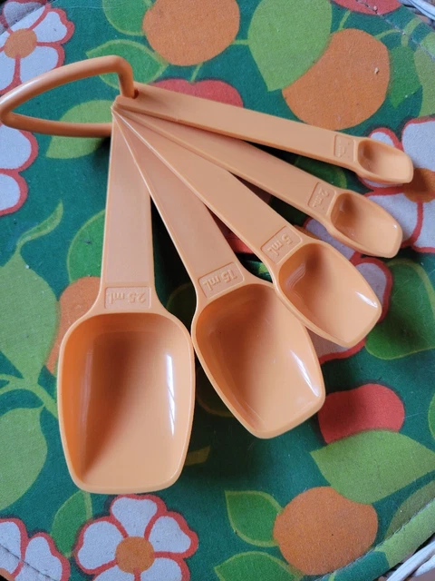 lot cuillères mesure tupperware vintage