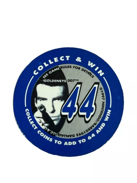 Nintendo 64 Taco Bell Pog 44 Score 64 And Win Goldeneye  007  1997  James Bond