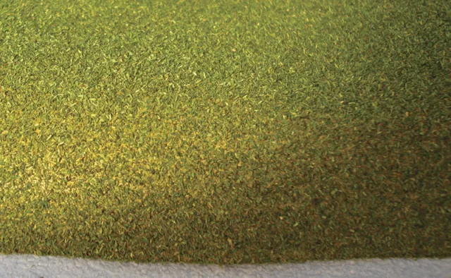 Textured Darker Green Grass Lawn 60cm x 60cm Tumdee Dolls House Miniature L17