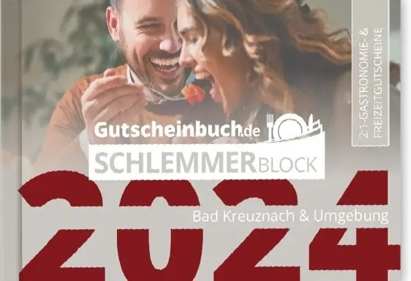 Gutscheinbuch Schlemmerblock 2024 Bad Kreuznach & Umgeb. Mit Mobile Code