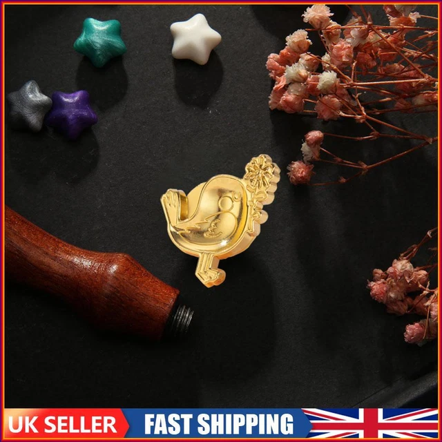 Special-shaped Fire Paint Head Retro 3D Relief Stamps Head for Wedding Card (I)