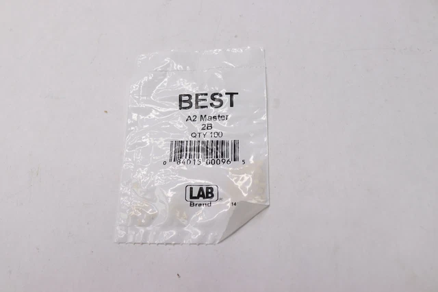 (100-Pk) Lab Best Top Pin Brass A2 Master 2B BEST-2B-P1