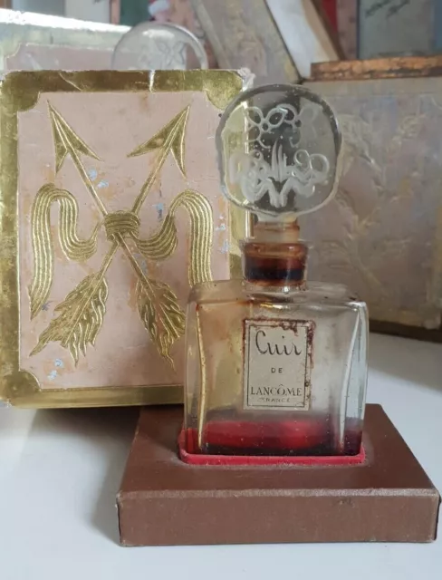 Lancôme, Antiguo Frasco Perfume Cuir