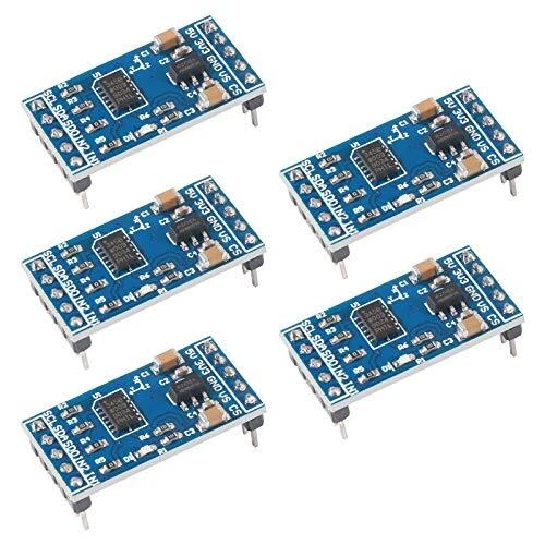 Dorhea 5PCS ADXL345 Digital Inclination Sensor Acceleration Module Digital Ti...