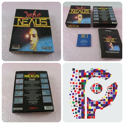 Info Nexus un OPTONICA software per il computer Commodore AMIGA Testato & Lavoro 