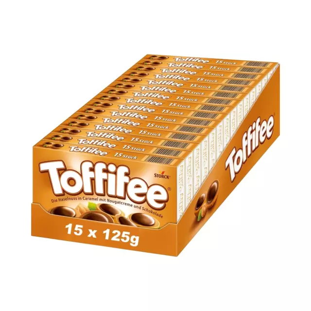 Toffifee – 15 X 125G – Haselnuss in Karamell Mit Nougatcreme Und Schokolade