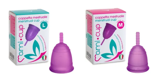 KIT Coppette Mestruali Mamicup® L e M LILLA