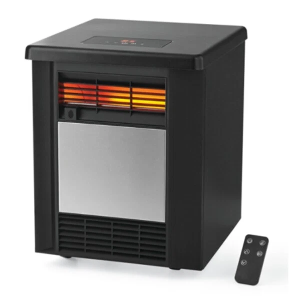 MAINSTAYS 4 ELEMENT Infrared Quartz Space 1500W Heater,Indoor,Black, DF1911  New $88.88 - PicClick