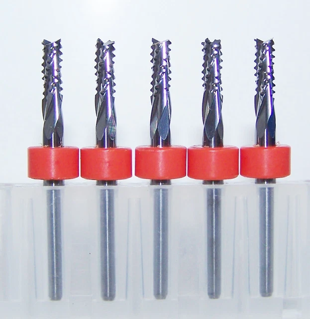 (5)  1/8" (.1250")  Chipbreaker Carbide Router Burrs Ft Kemmer Ktcmfbi125041002R