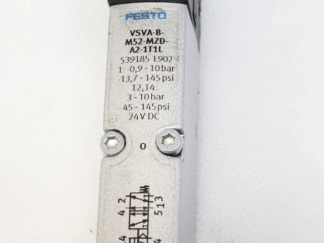 Festo Vanne Magnétique VSVA-B-M52-MZD-A2-1T1L 539185 / Emballage D'Origine 4