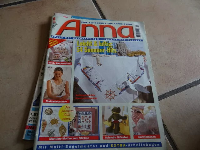 Anna Burda Spass mit Handarbeiten  Juni 2000