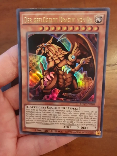 Der Geflügelte Drache Von Ra Limitierte Auflage YU-GI-OH! LDK2-DES03 DER geflügelte Drache von Ra Ultra Rare limitiert