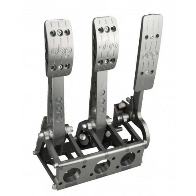 obp Motorsport Pro-Race V3 Floor Mounted 3 Pedal System - Firewall fit