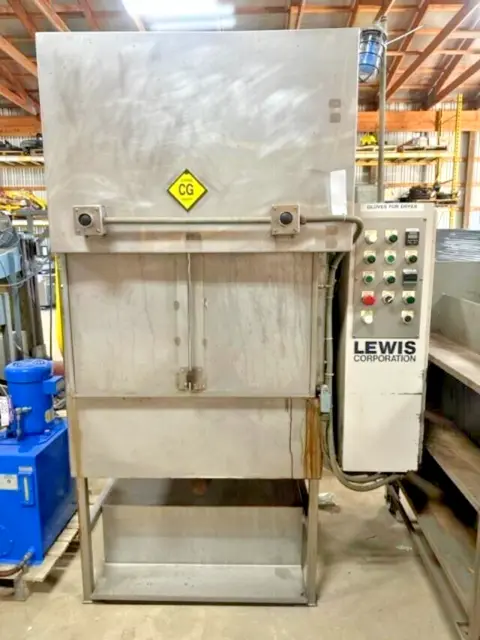 Lewis Industrial Parts Dryer, Dayton Blower on Top, Waage 15kw 460 volt 3 phase