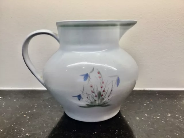 Scottish Buchan Pottery Large Jug Thistle Pattern 2