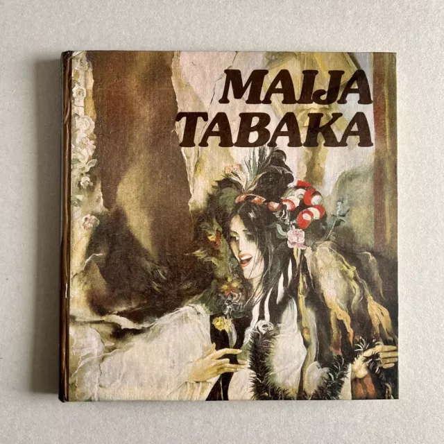 Rare Maija Tabaka Vintage Art Book Soviet Latvia Artist Oil Coffee Table Album